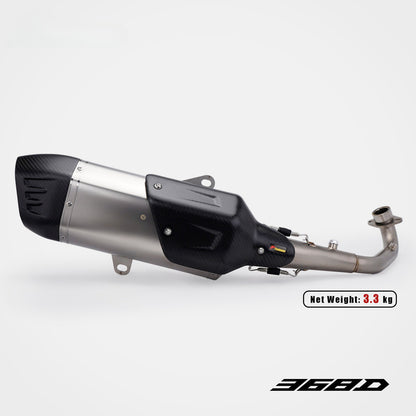 RAVEN ZONTES 368D 2026 Stainless Steel Exhaust Pipe Full System Motorccyle Exhaust ZT358D V2