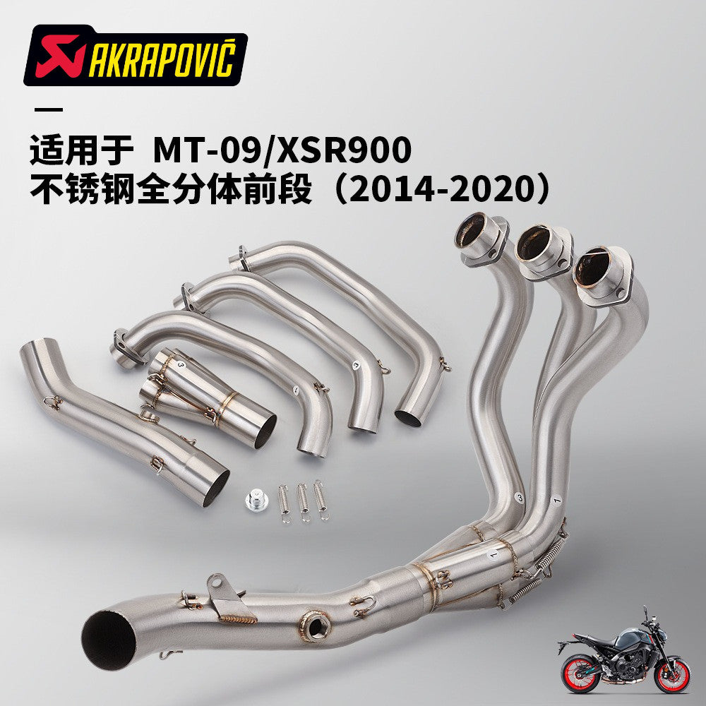 Yamaha MT09 V1 V2 2014-2020 Stainless Steel Straight Exhaust Pipe Full System MT09 Exhaust MT09