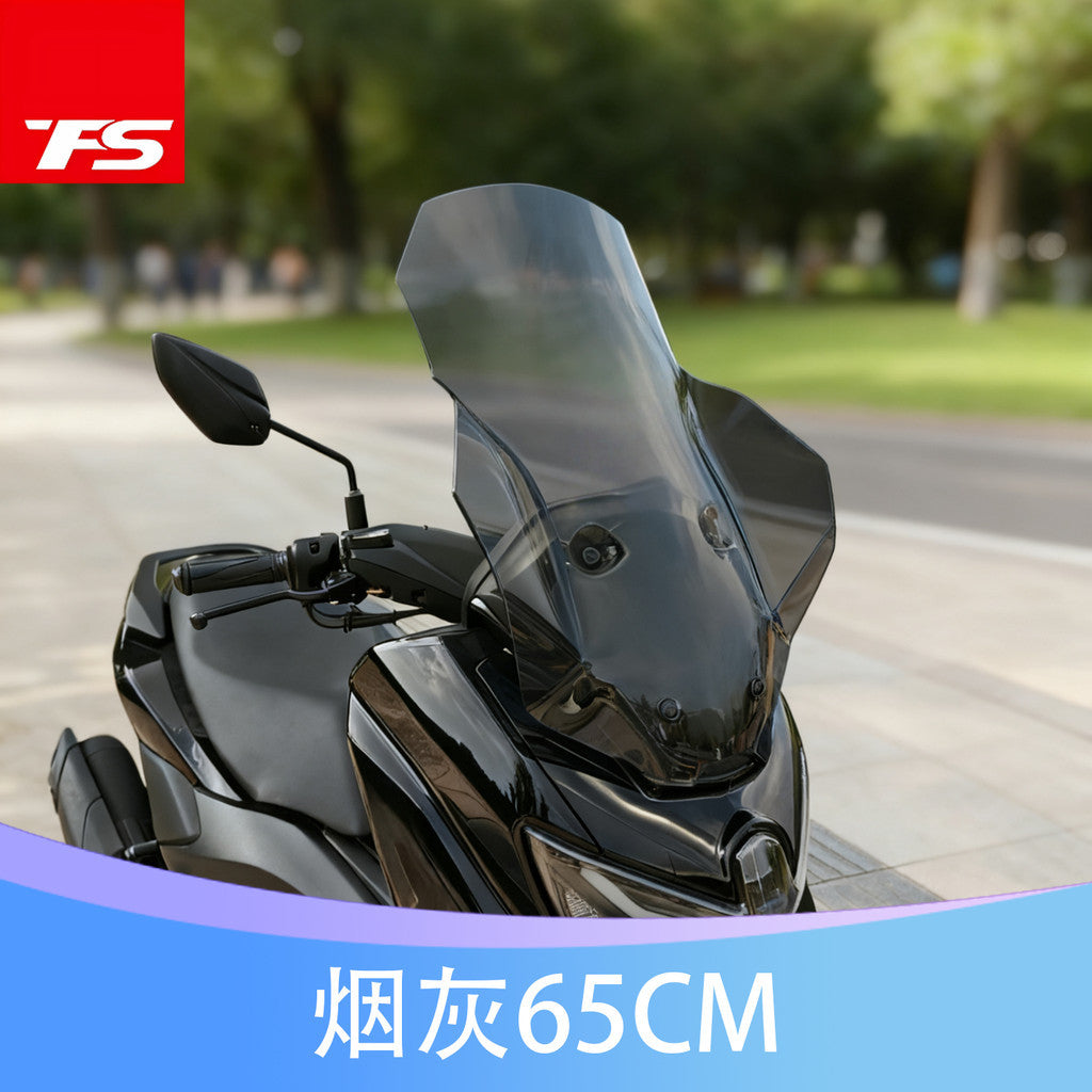 TFS 2025 YAMAHA NMAX155 Modified Euro Style Large Windshield NMAX155 Windshield 2025 NMAX155