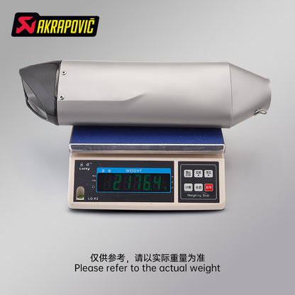 AKRAPOVIC 60MM Universal Muffler Superbike ZX10R ZX6R S1000RR Z1000 CRB1000RR 60mm Universal Muffler