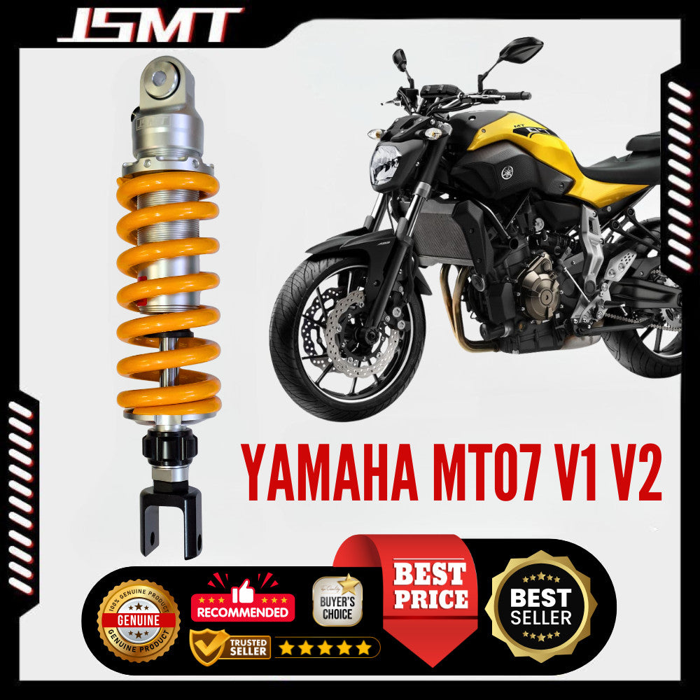JSMT YAMAHA MT07 V1 V2 Motorcycle Shock Absorber 315mm Monoshock Perfo ...