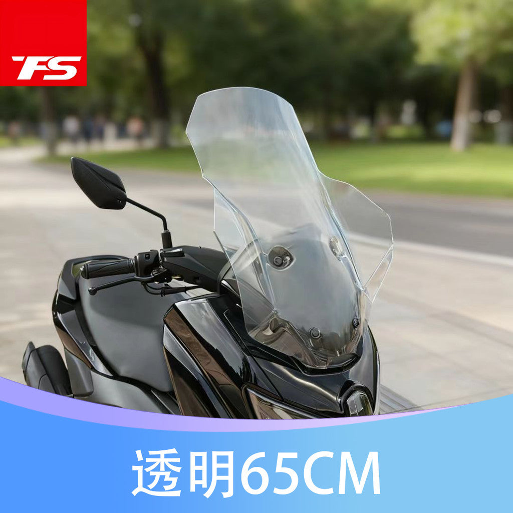 TFS 2025 YAMAHA NMAX155 Modified Euro Style Large Windshield NMAX155 Windshield 2025 NMAX155