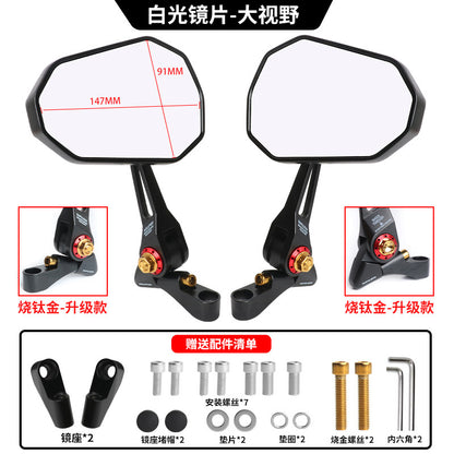 QJMOTOR FORTRESS 350 Motorcycle Modified AOS9 Universal Rearview Mirror Fort 350 Side Mirror