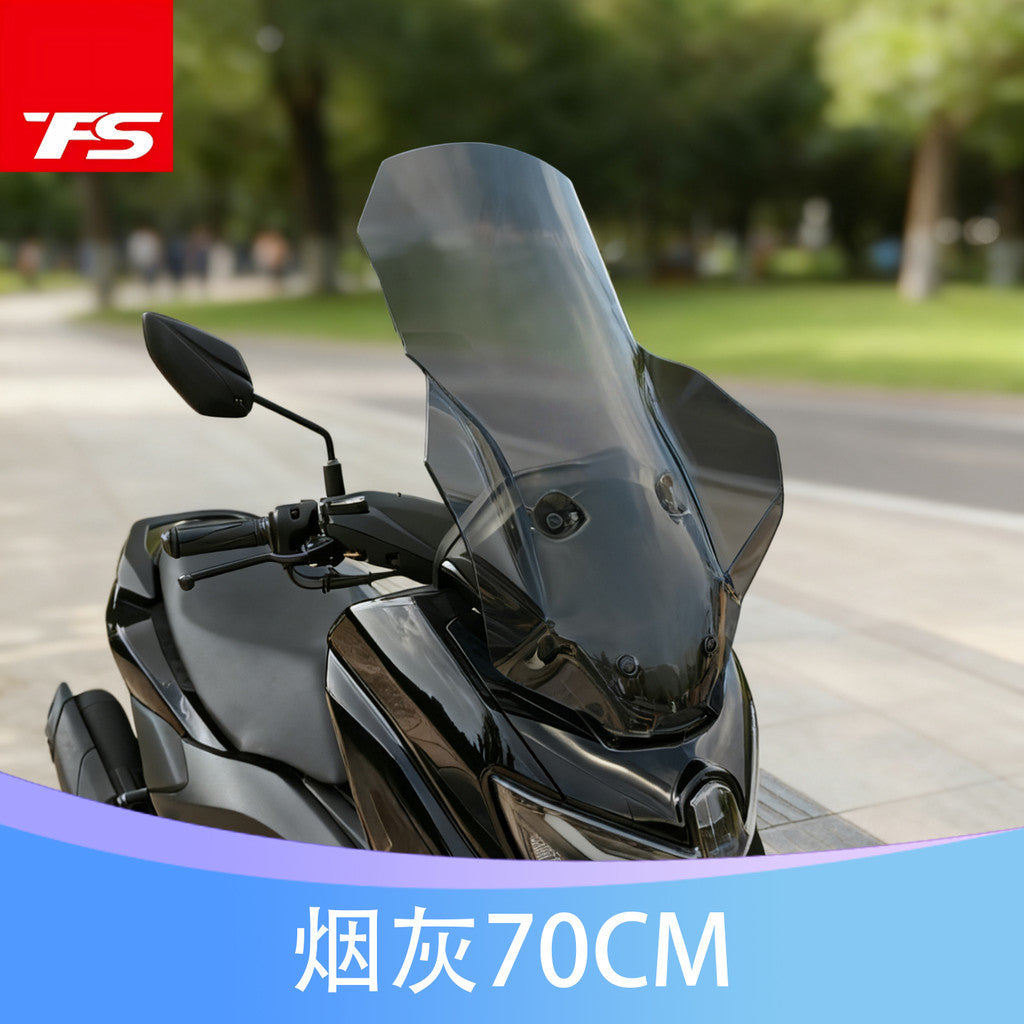 TFS 2025 YAMAHA NMAX155 Modified Euro Style Large Windshield NMAX155 Windshield 2025 NMAX155