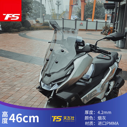 WMOTO NEXY+180 Windshield Modification Increase Height Windshield NEXY+180 Deflector