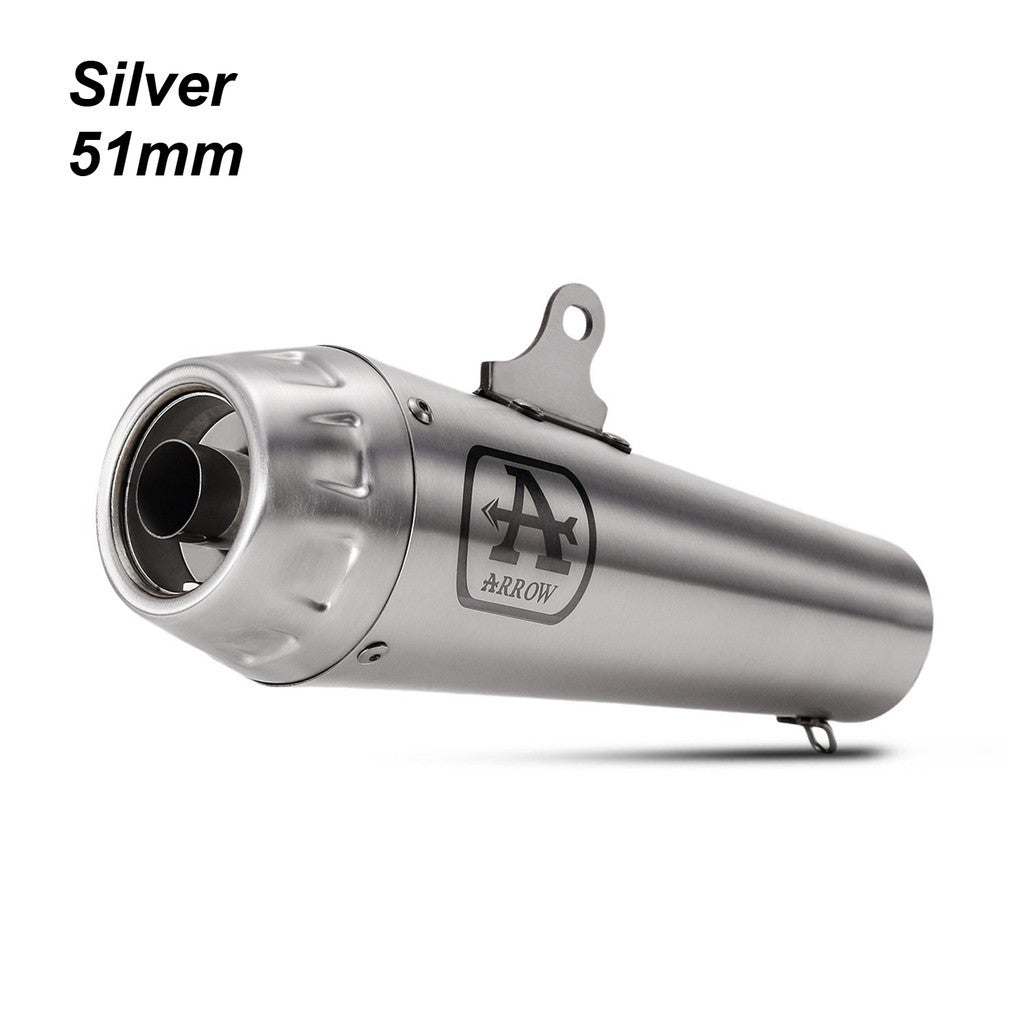Arrow Muffler Exhaust Pipe 51mm 60mm Universal Motorcycle Muffler Cbr650 Zx4r 450sr 250rr R25 Z650