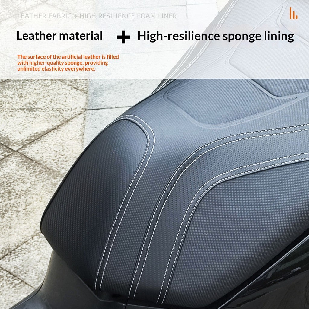 Comfort Seat for VOGE SR3 Sr250gt Cushion Motorcycle PU Leather Seat Cover Waterproof & Sun Protect