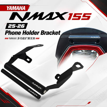 Suitable for Yamaha NMAX155 25-26 Phone Holder Multifunctional Extension Rod Navigation Bracket Nmax