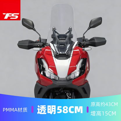 TFS HONDA ADV350 Windshield Increase Height Lower 2022-2025 Original Style Windshield ADV350