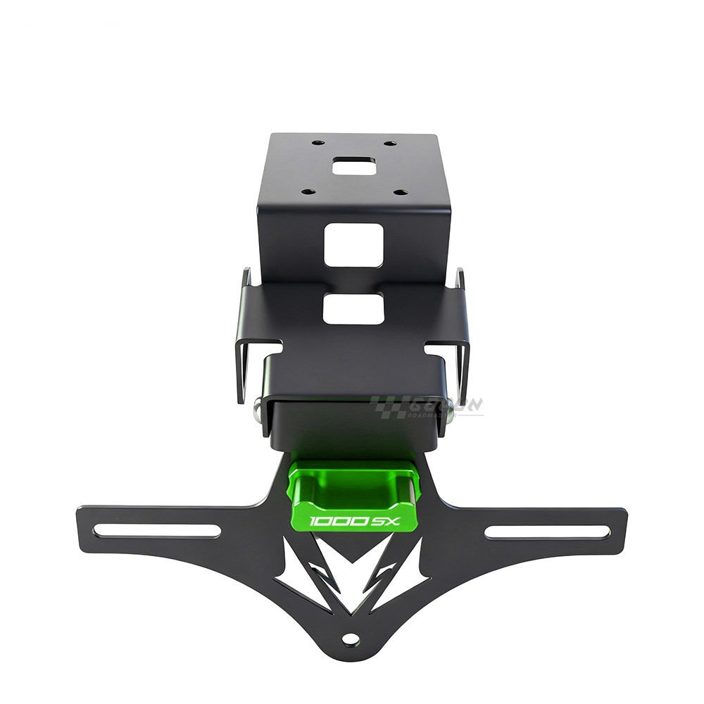 Kawasaki Ninja1000sx Z1000SX 24-25 Modified Tail Tidy Frame Folding Adjustable License Plate Holder