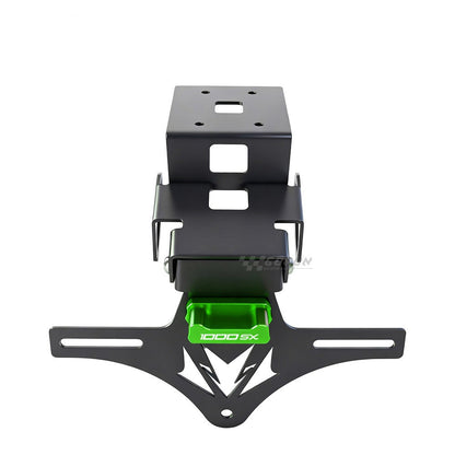 Kawasaki Ninja1000sx Z1000SX 24-25 Modified Tail Tidy Frame Folding Adjustable License Plate Holder