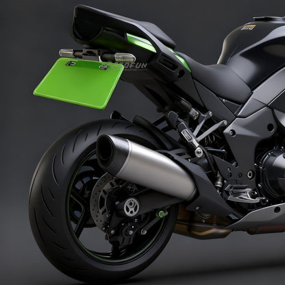 Kawasaki Ninja1000sx Z1000SX 24-25 Modified Tail Tidy Frame Folding Adjustable License Plate Holder