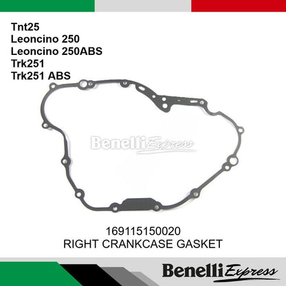 Benelli Gasket Qjmotor Engine Gasket SRK600 Leoncino SRK250 Trk251 TRK502 502X 752s Tnt600 Tnt135