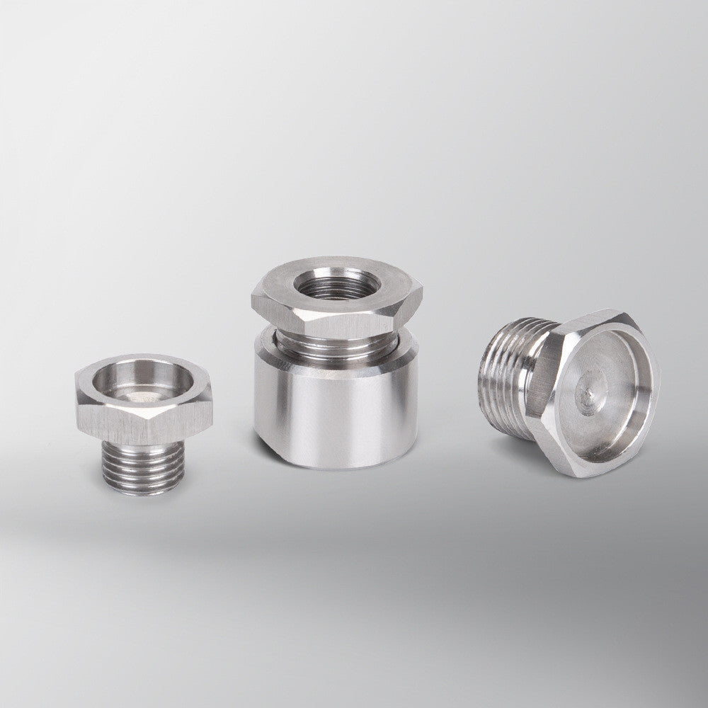 Stainless Steel Motorcycle Exhaust Nut Pipe Screw Oxygen O2 Sensor Port Oxygen Plug Base 12mm-18mm