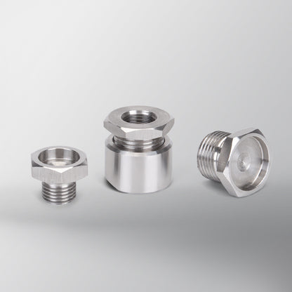 Stainless Steel Motorcycle Exhaust Nut Pipe Screw Oxygen O2 Sensor Port Oxygen Plug Base 12mm-18mm