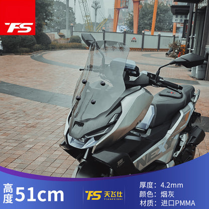 WMOTO NEXY+180 Windshield Modification Increase Height Windshield NEXY+180 Deflector