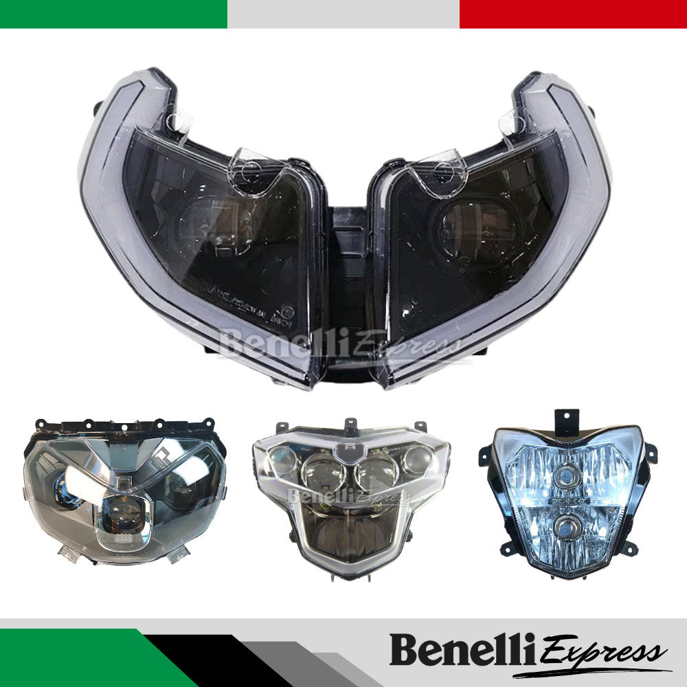 Benelli Headlamp Qjmotor SRK600 SRK250RD 450RR Motorcycle Headlights Tnt135 Tnt600