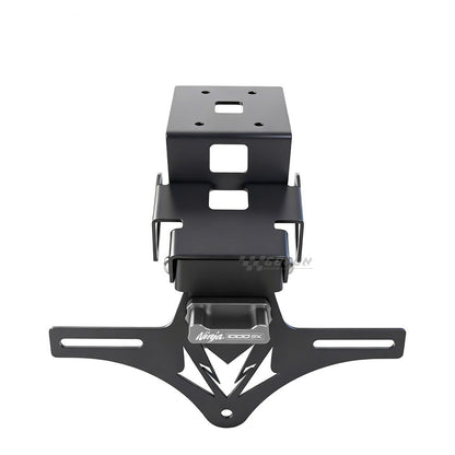 Kawasaki Ninja1000sx Z1000SX 24-25 Modified Tail Tidy Frame Folding Adjustable License Plate Holder