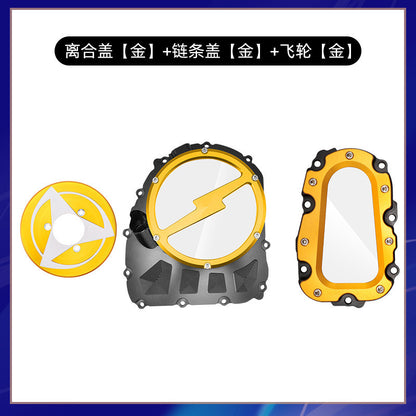 Benelli TNT600 QJMOTOR SRK600 Transparent Clutch Cover Modified Engine Cover Chain Side Cover