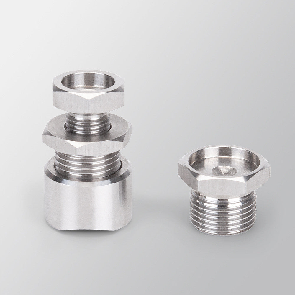 Stainless Steel Motorcycle Exhaust Nut Pipe Screw Oxygen O2 Sensor Port Oxygen Plug Base 12mm-18mm