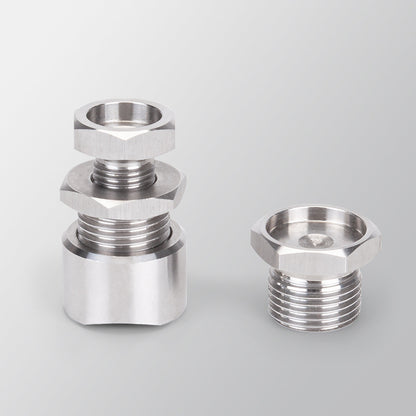 Stainless Steel Motorcycle Exhaust Nut Pipe Screw Oxygen O2 Sensor Port Oxygen Plug Base 12mm-18mm