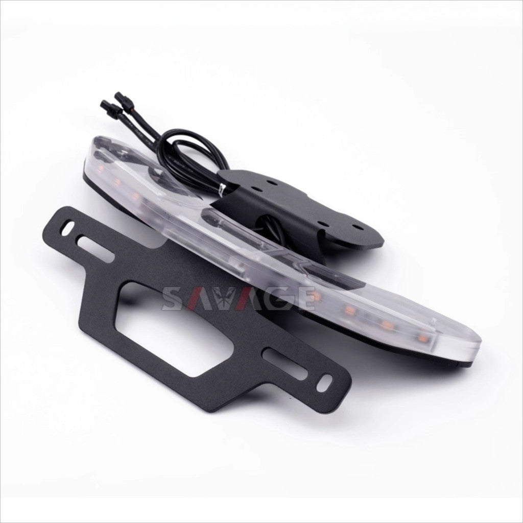 Suitable for QJ ATX250 Tail ATX250X Short Tail License Plate Frame Turn Signal Plate Frame Tail Tidy