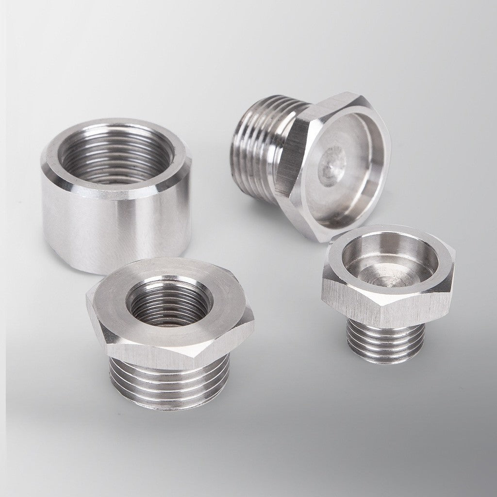 Stainless Steel Motorcycle Exhaust Nut Pipe Screw Oxygen O2 Sensor Port Oxygen Plug Base 12mm-18mm