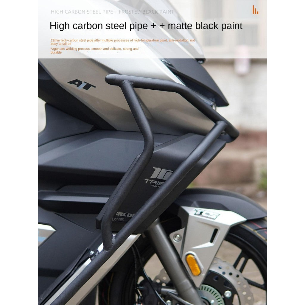 WMOTO NEXY+180 Crash Bar Rear Carbon Steel Top box Bracket NEXY 180 Exhaust Crash Bar NEXY+180