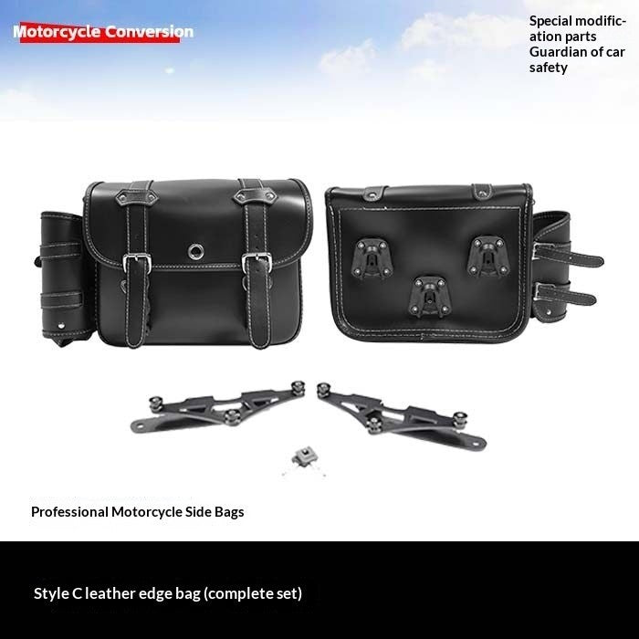 Backrest Canvas Bag Leather Side Bag Bumper Front Widened Pedal Folding for Benda 700 LFC PRO
