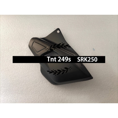 QJMOTOR SRK250 Spare Parts Foorest Bracket Pedal Signal Splash Guard Block Brake Disc Gear Lever Side Stand Chain Cover