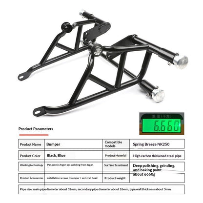 Suitable for CFMOTO 250NK Crash Bar Bumper Front Bumper Anti-Fall Bar Special Crash Bar Frame Slider