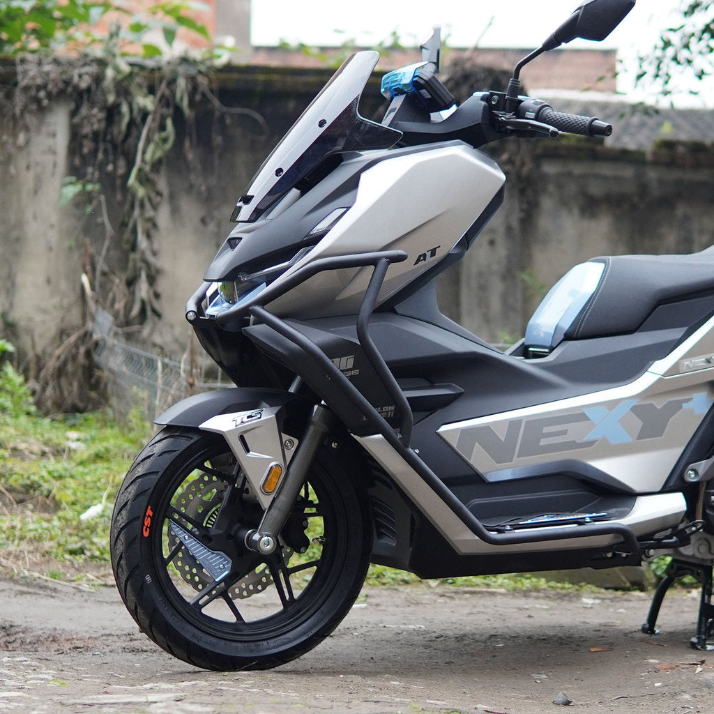 WMOTO NEXY+180 Crash Bar Rear Carbon Steel Top box Bracket NEXY 180 Exhaust Crash Bar NEXY+180