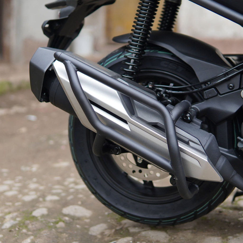 WMOTO NEXY+180 Crash Bar Rear Carbon Steel Top box Bracket NEXY 180 Exhaust Crash Bar NEXY+180