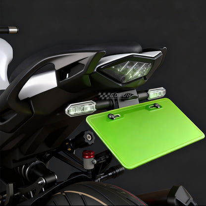 Kawasaki Ninja1000sx Z1000SX 24-25 Modified Tail Tidy Frame Folding Adjustable License Plate Holder