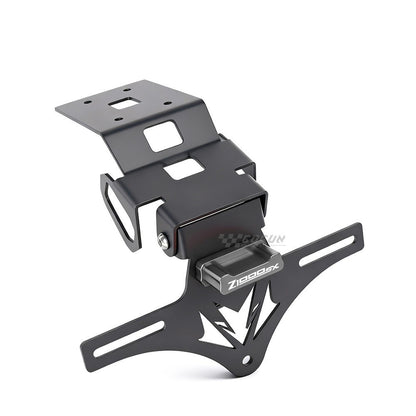Kawasaki Ninja1000sx Z1000SX 24-25 Modified Tail Tidy Frame Folding Adjustable License Plate Holder