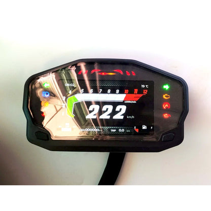 New Three-interface Full-color Tft Bluetooth Chinese English Universal Modified LCD Motorcycle Meter