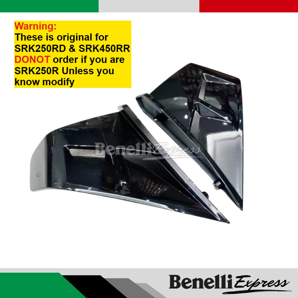 QJmotor SRK250RD SRK450RR Spare Parts Winglet Engine Cover Radiator Fairing Crash Bar Footrest