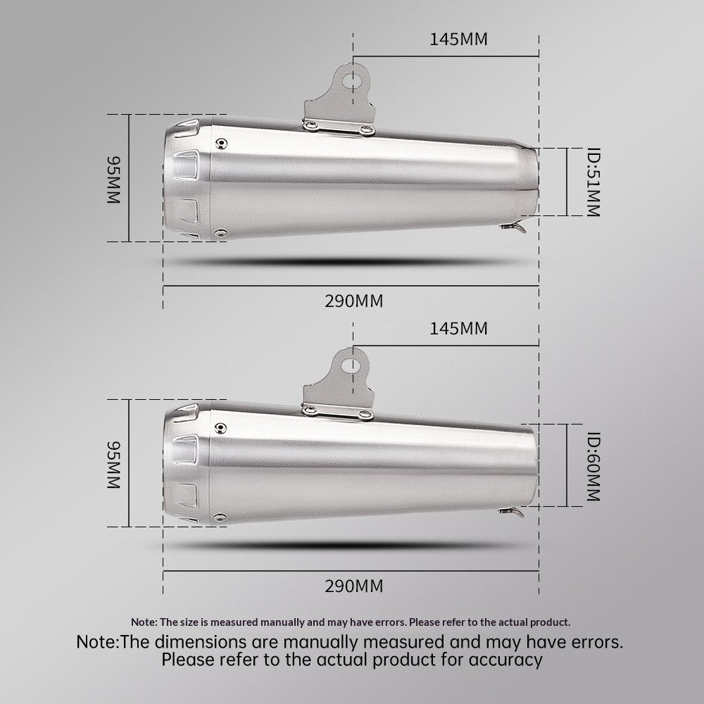 Arrow Muffler Exhaust Pipe 51mm 60mm Universal Motorcycle Muffler Cbr650 Zx4r 450sr 250rr R25 Z650