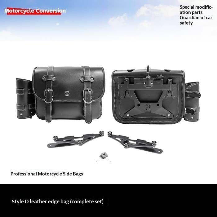 Backrest Canvas Bag Leather Side Bag Bumper Front Widened Pedal Folding for Benda 700 LFC PRO