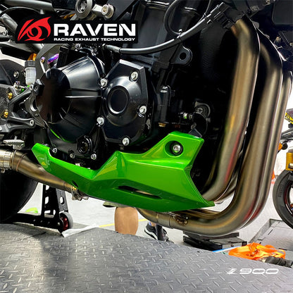 RAVEN 2025 Kawasaki Z900 SE A2 Exhaust Pipe Header Dual Oxygen Sensor Original Muffler 2025 Z900