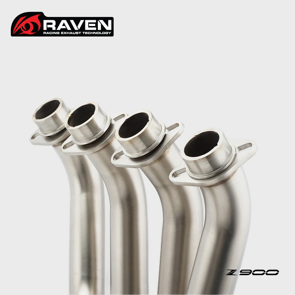 RAVEN 2025 Kawasaki Z900 SE A2 Exhaust Pipe Header Dual Oxygen Sensor Original Muffler 2025 Z900