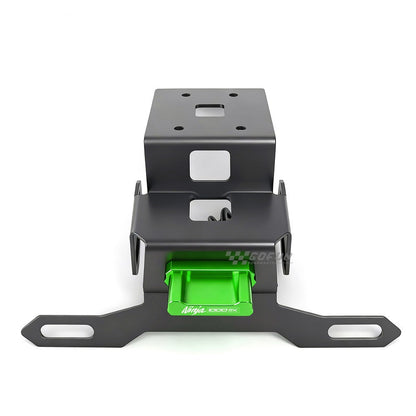 Kawasaki Ninja1000sx Z1000SX 24-25 Modified Tail Tidy Frame Folding Adjustable License Plate Holder