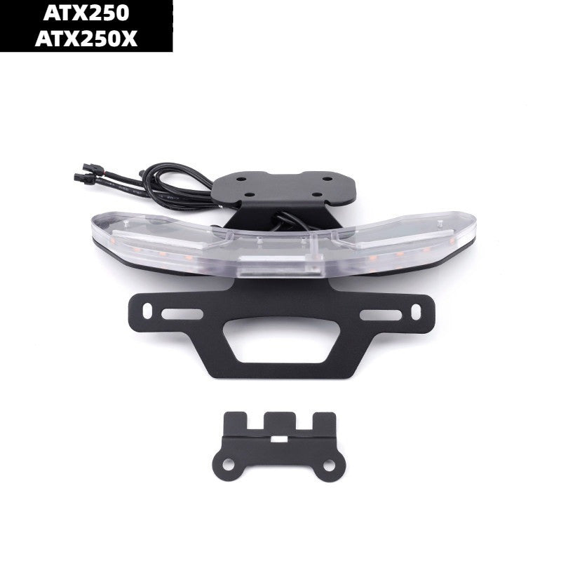 Suitable for QJ ATX250 Tail ATX250X Short Tail License Plate Frame Turn Signal Plate Frame Tail Tidy