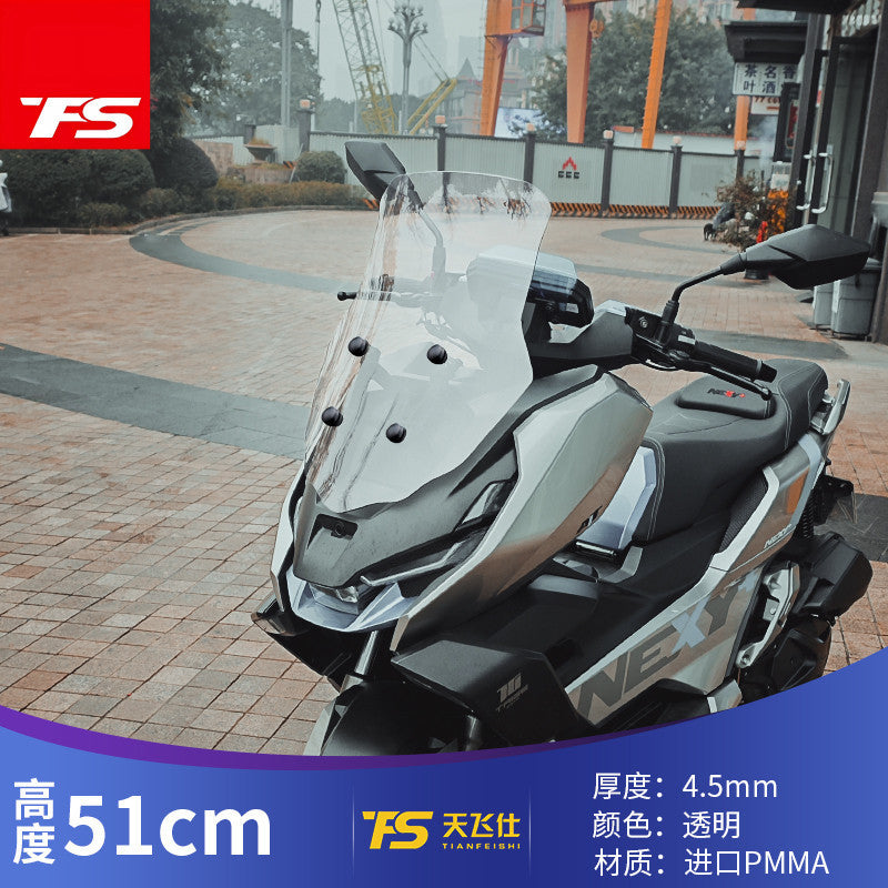 WMOTO NEXY+180 Windshield Modification Increase Height Windshield NEXY+180 Deflector