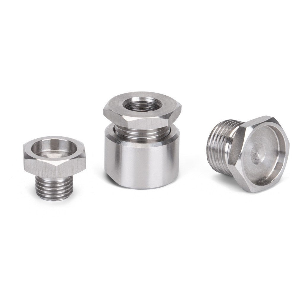 Stainless Steel Motorcycle Exhaust Nut Pipe Screw Oxygen O2 Sensor Port Oxygen Plug Base 12mm-18mm