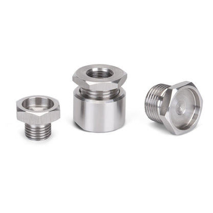 Stainless Steel Motorcycle Exhaust Nut Pipe Screw Oxygen O2 Sensor Port Oxygen Plug Base 12mm-18mm