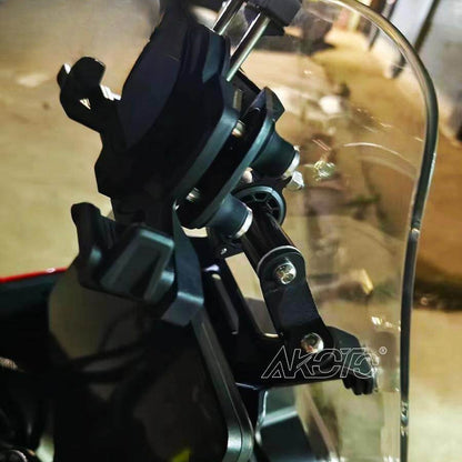 Suitable for Qjmotor SVT650-X Modified Mobile Phone Navigation Bracket Expansion Bracket Crossbar