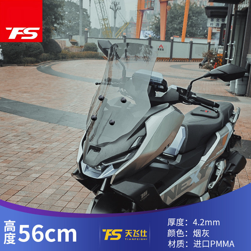 WMOTO NEXY+180 Windshield Modification Increase Height Windshield NEXY+180 Deflector