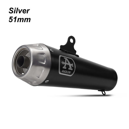 Arrow Muffler Exhaust Pipe 51mm 60mm Universal Motorcycle Muffler Cbr650 Zx4r 450sr 250rr R25 Z650