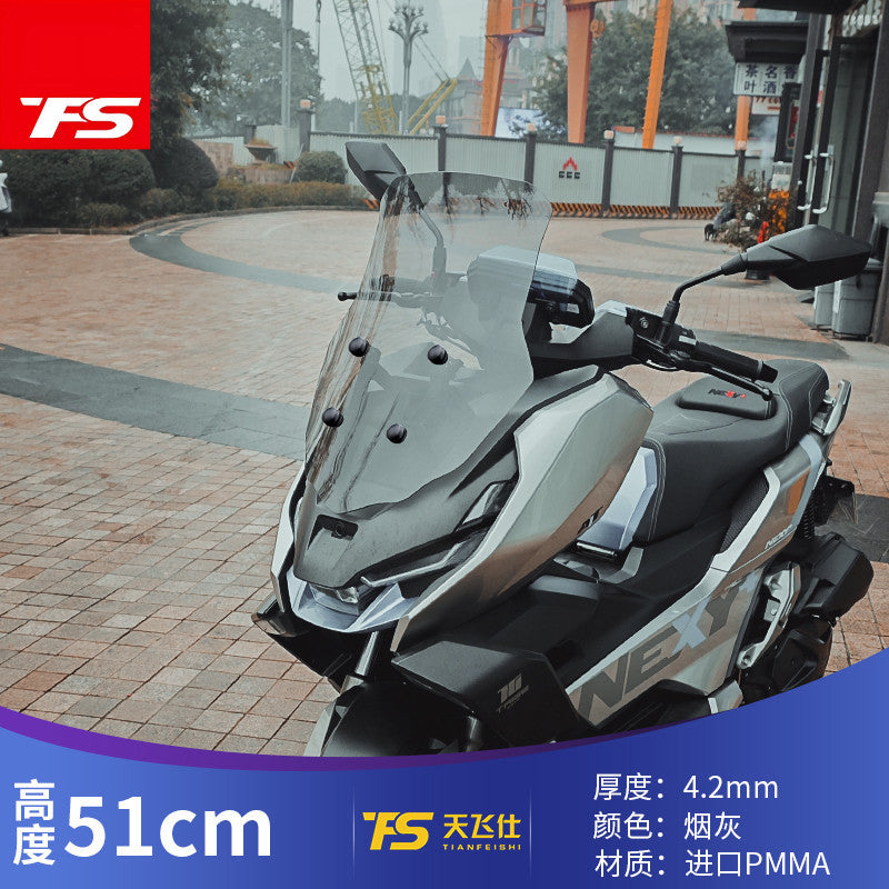 WMOTO NEXY+180 Windshield Modification Increase Height Windshield NEXY+180 Deflector